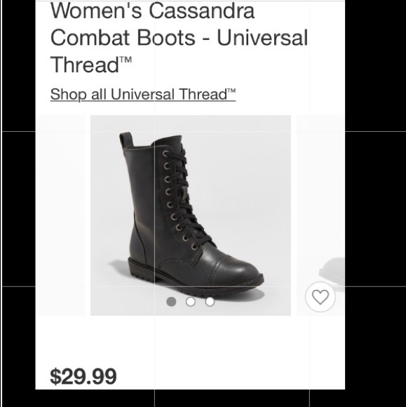 white combat boots target